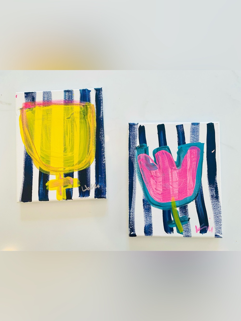 Original Kerri Rosenthal Paintings 8x10 on Canvas